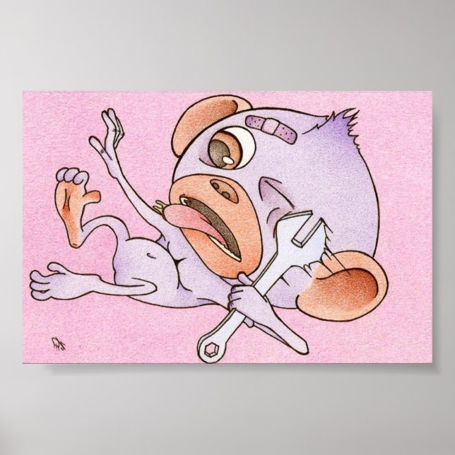 Póster eu sou bom trabalhador (Frente)