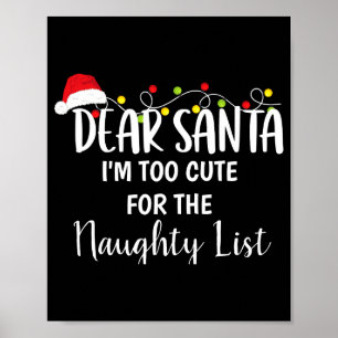 Poster Eu Sou Bonito Demais Para a Lista Travessa Natal D