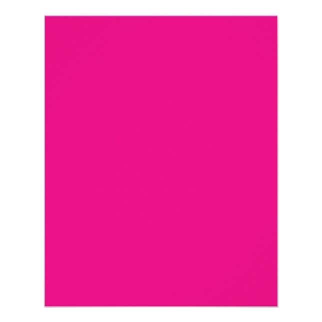Póster "Eu sou Bonito rosa" Glossy (Frente)