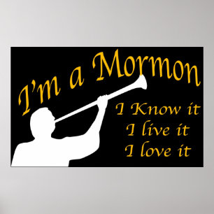 Poster "Eu sou cartaz de um Mormon"