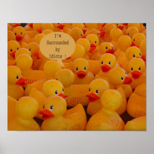 Poster Eu sou cercado por idiota