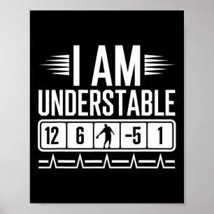 Poster Eu Sou Cota Disc Golf Golfe Citação Divertida Dize