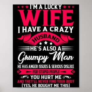 Poster Eu Sou Esposa Sortuda Marido Humor Família