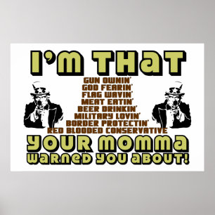 Póster Eu sou esse conservador