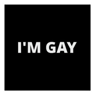 Póster Eu sou gay