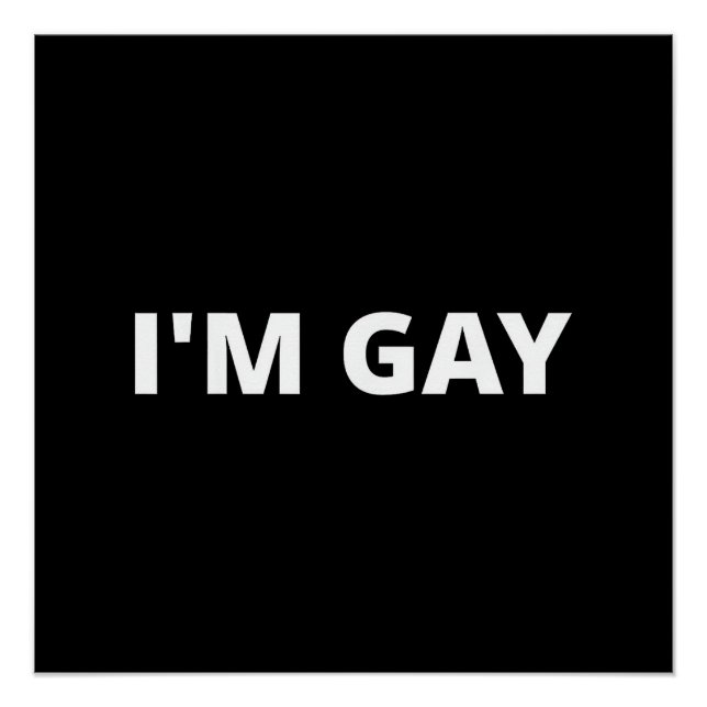 Póster Eu sou gay (Frente)