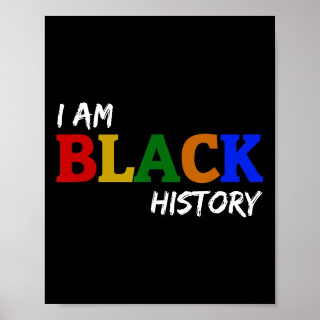 Poster Eu Sou História Negra (Frente)