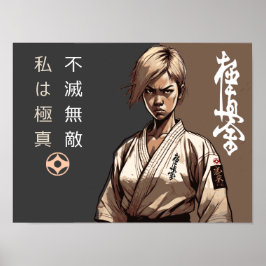 Poster Eu sou Kyokushin, Inquebrantável, Inparável
