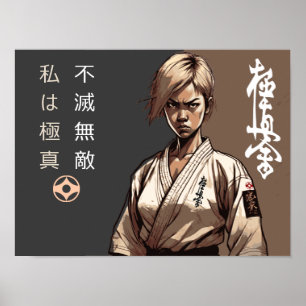Poster Eu sou Kyokushin, Inquebrantável, Inparável