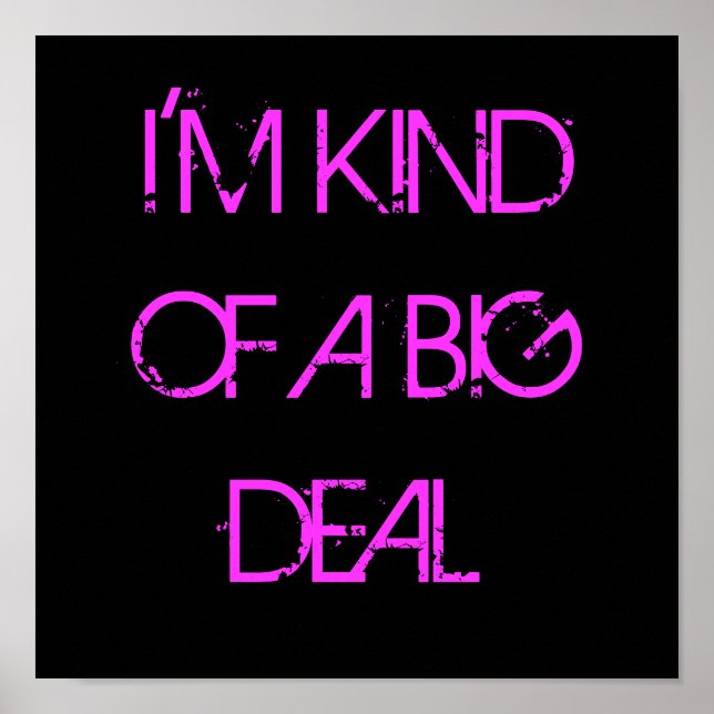 Poster Eu sou meio que um grande negócio (Frente)