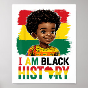 Poster Eu Sou Menino Afro da História Negra Príncipe de P