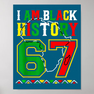 Poster Eu Sou Mês da História Negra 67 Meme Afro-American