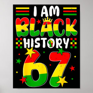 Poster Eu Sou Mês da História Negra 67 Seis Sete Meme Afr