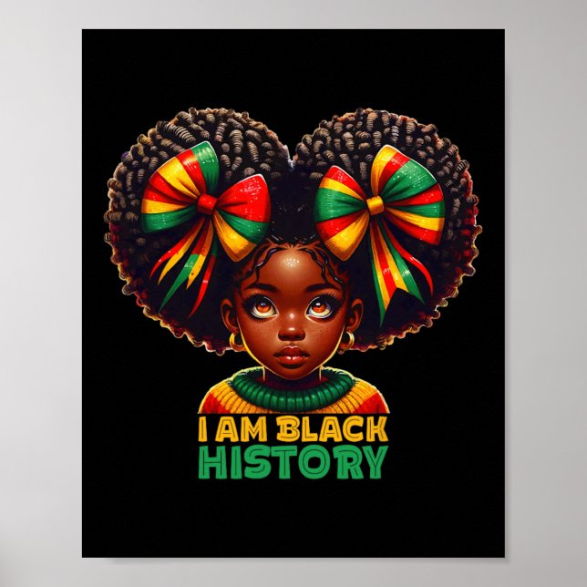 Poster Eu Sou Mês da História Negra Meninos Meninas Melan (Frente)