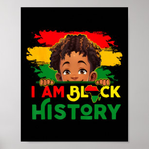 Poster Eu Sou Negro História Crianças Homens História Neg