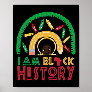 Poster Eu Sou Negro História Crianças Meninos História Ne