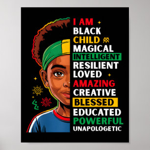 Poster Eu Sou Negro Mês da História Infantil Afro-America