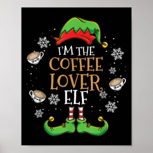 Poster Eu Sou O Café Do Ventilador Elf Natal
