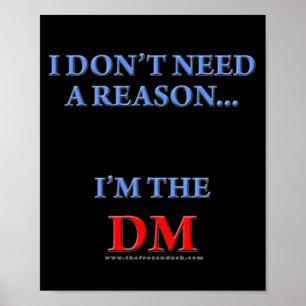 Póster Eu sou o DM