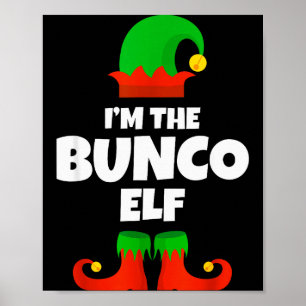 Poster Eu Sou O Elfo Bunco Família Pijama Natal Divertido