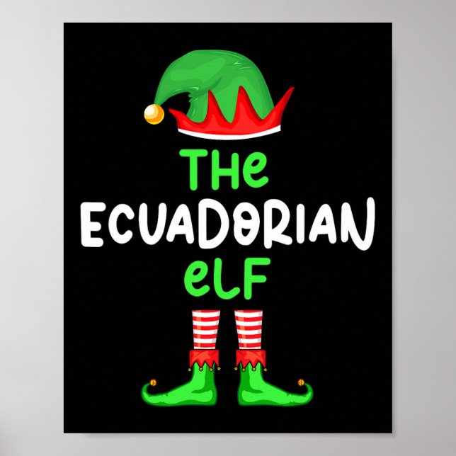 Poster Eu sou o Elfo Equatoriano da festa de Natal do Equ (Frente)
