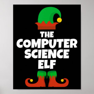 Poster Eu Sou O Família De Elfo De Ciência Da Computação