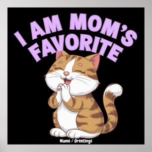 Poster Eu Sou o Favorito da Mamãe: Ideia de Presente Dive