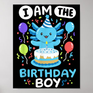Poster Eu Sou O Garoto De Aniversário, Crianças Axolotl B