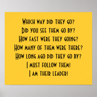 Poster Eu sou o líder deles! Pôster