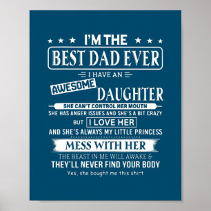 Poster Eu sou o melhor Pai que já tive um espetacular