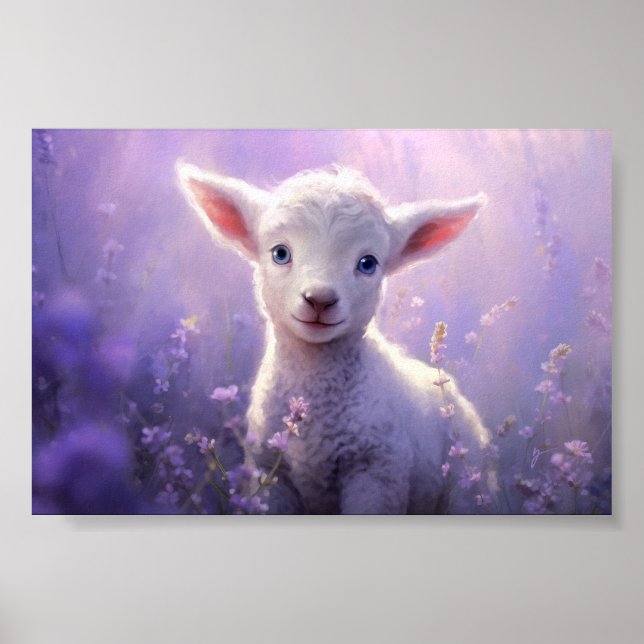 Poster Eu Sou O Pequeno Lambe De Jesus (Frente)