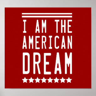 Póster Eu sou o sonho americano