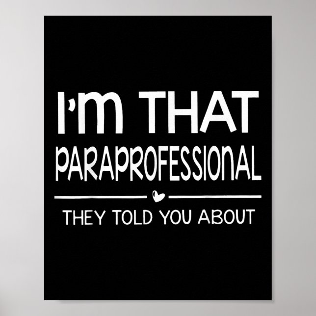 Poster Eu Sou Paraprofissional Que Te Disseram Sobre Pará (Frente)