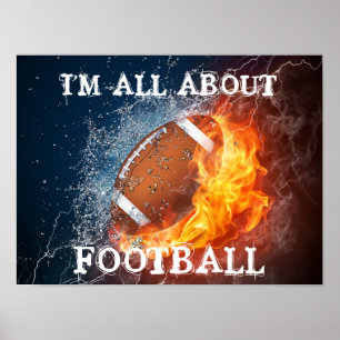 Póster Eu sou TODA SOBRE FOOTBAL