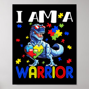 Poster Eu Sou Um Autismo Da Família De Meninos Do Guerrei