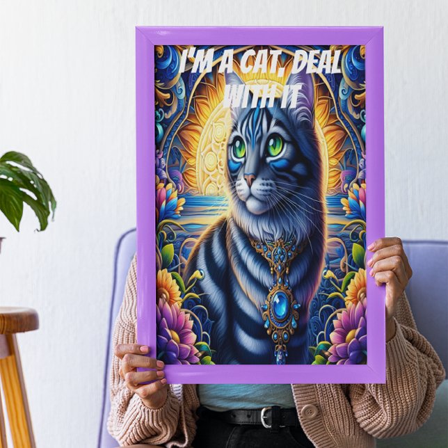 Poster Eu sou um gato, lida com isso (Criador carregado)