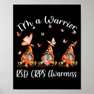 Poster Eu sou um guerreiro Rsd Crps Conscientizando Gnomo