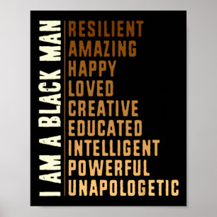 Poster Eu Sou Um Homem Negro - Mês da História Negra Home
