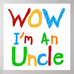 Póster Eu sou um tio T-shirts e GIfts