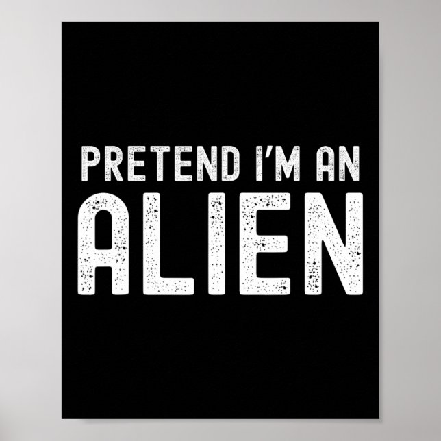 Poster Eu sou uma Alienígena Engraçada e preguiçosa, Figu (Frente)
