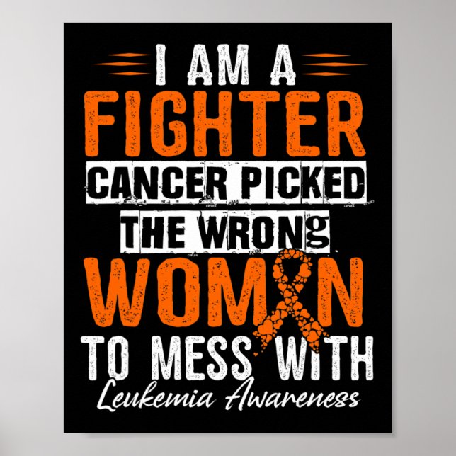 Poster Eu Sou Uma Consciência Da Leucemia 1 (Frente)