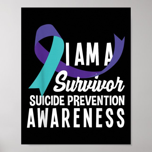 Poster Eu Sou Uma Consciência De Prevenção De Suicídio So (Frente)
