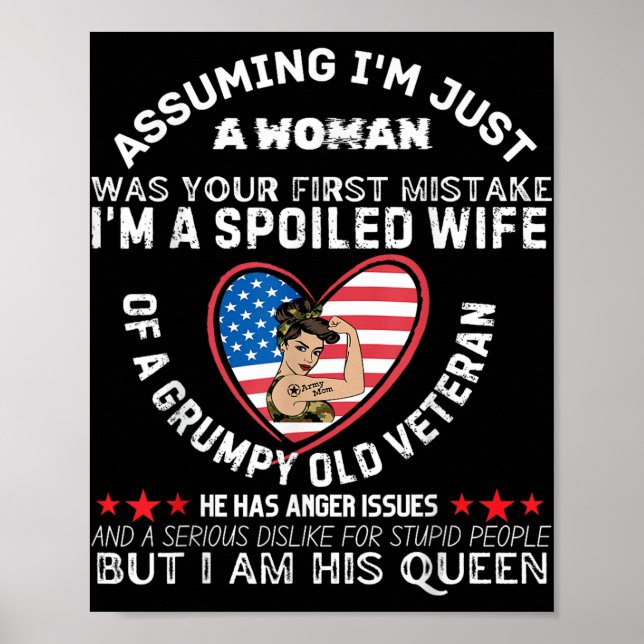 Poster Eu sou uma esposa mimada de um velho marido vetera (Frente)