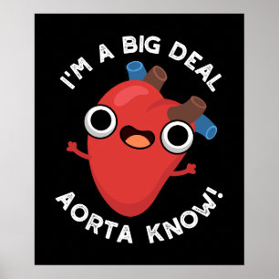 Poster Eu Sou Uma Grande Negociação Aorta Sabe Piada de C