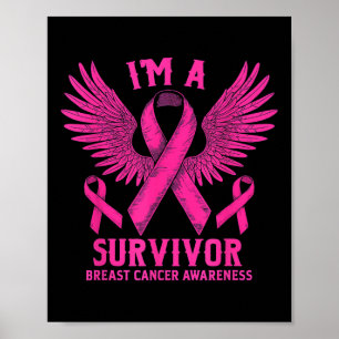 Poster Eu Sou Uma Mulher De Consciência Do Cancer De Sobr