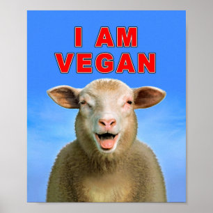 POSTER EU SOU VEGAN