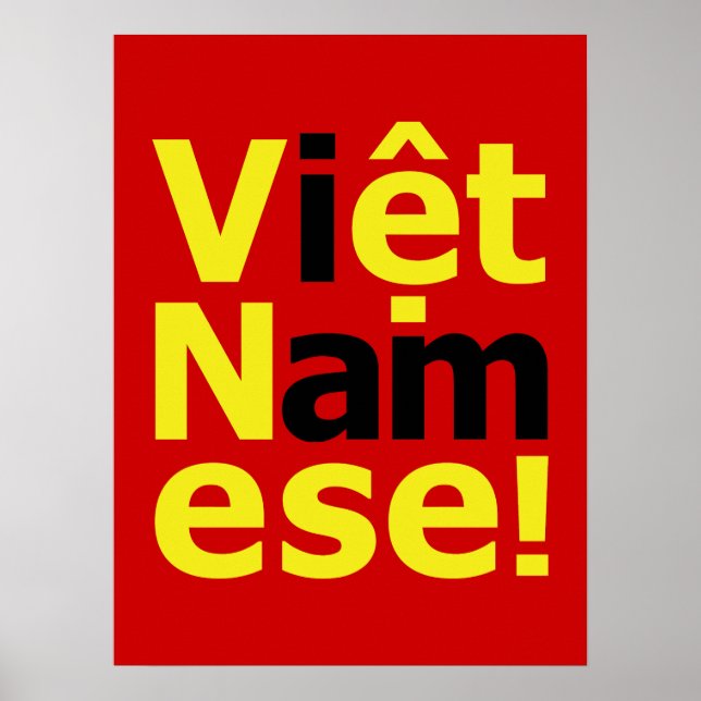 Póster eu sou Viet Namese! (Frente)