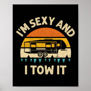 Poster Eu sou Y e eu reboco essa camper RV