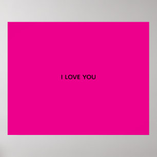 POSTER EU TE AMO