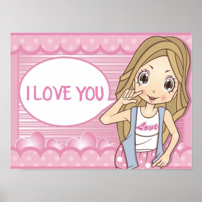 POSTER EU TE AMO (Frente)
